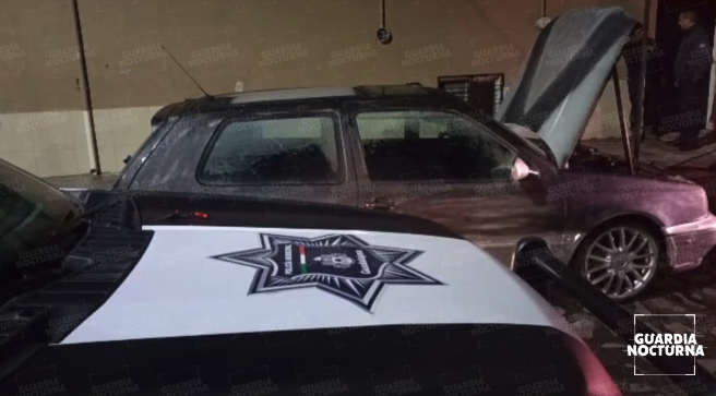 "Con las manos en la masa" agarran a ladrón de autos